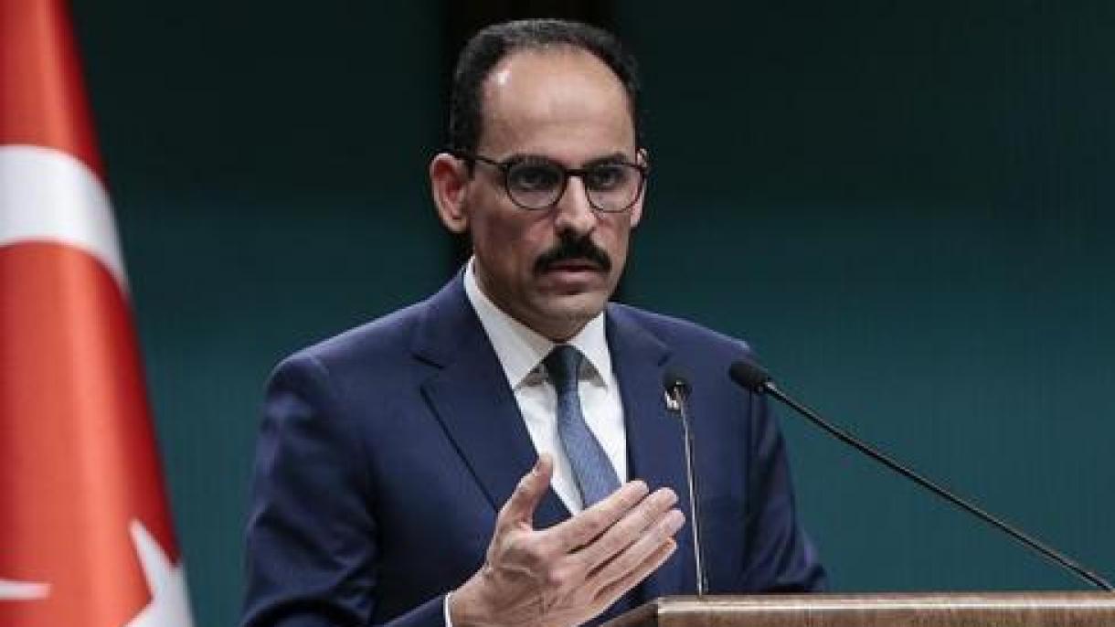 Ibrahim Kalın compartilhou sobre a Síria na rede social