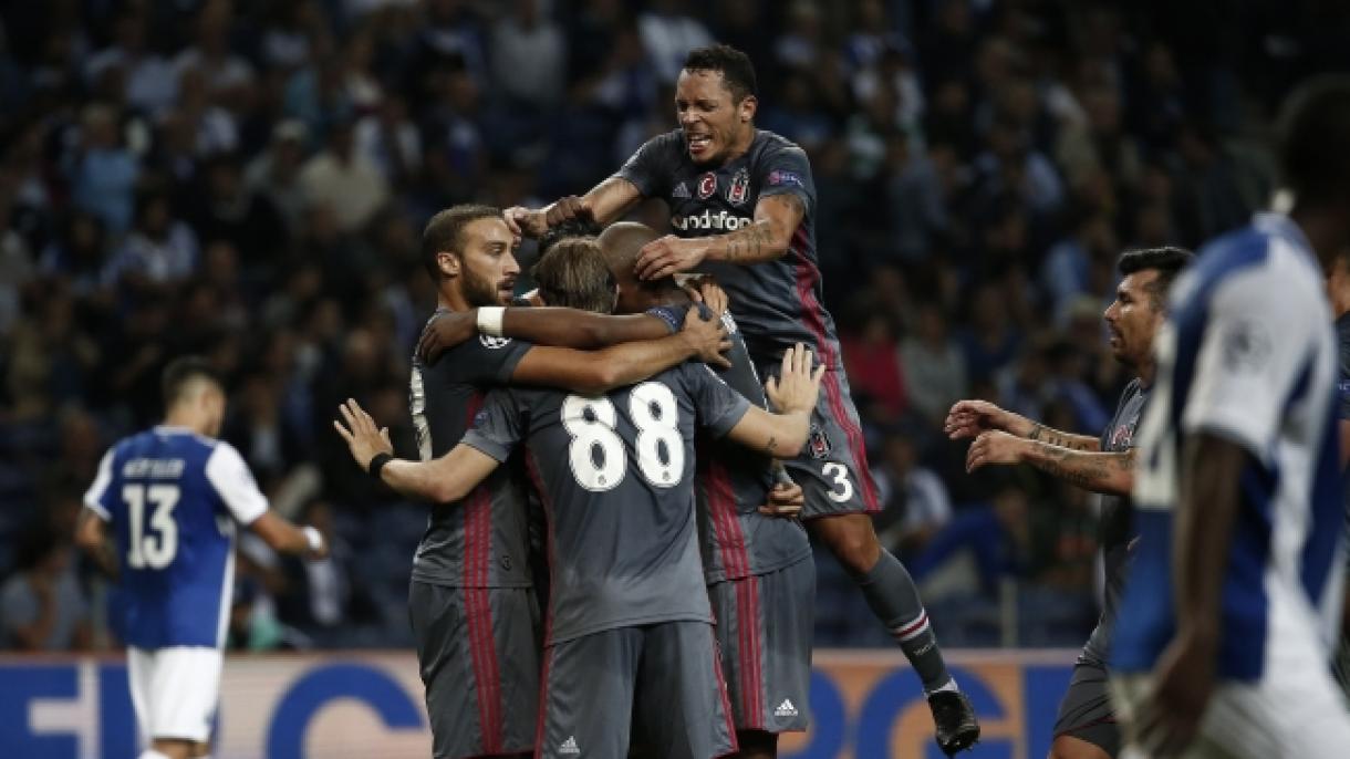 O Beşiktaş derrota o Porto na Liga dos Campeões