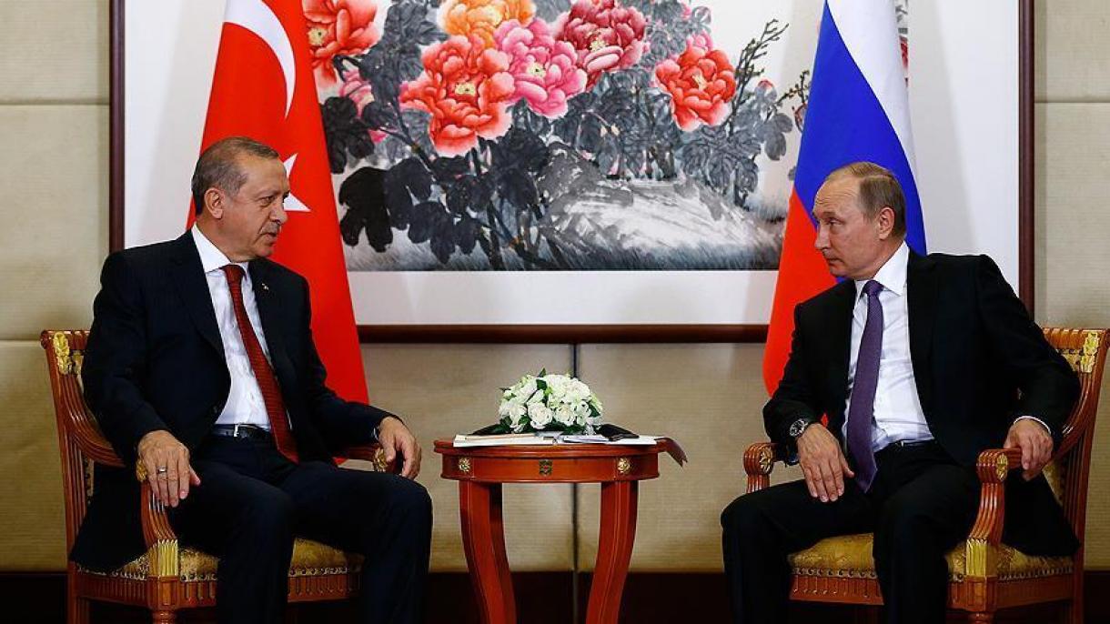 Újra találkozott  Erdogan, köztársasági elnök és Vlagyimir Putyin, orosz államfő