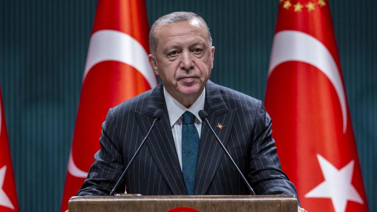 Президент Эрдоган: "Өлкөбүздүн бир тамчы суусун, бир карыш жерин дагы коргоону улантабыз"
