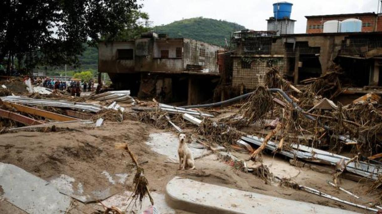 委内瑞拉山体滑坡和洪水导致36人丧生
