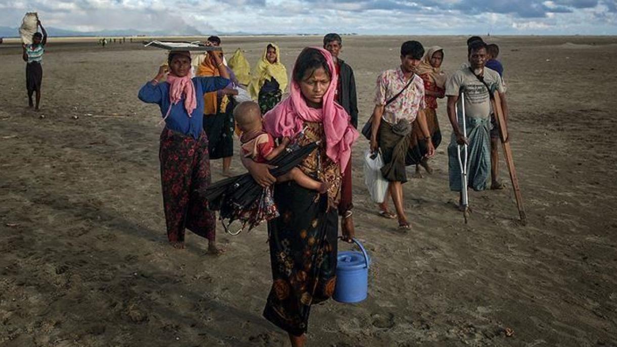 Agencia turca de cooperación entrega ayuda alimentaria a los rohingyas en Bangladesh