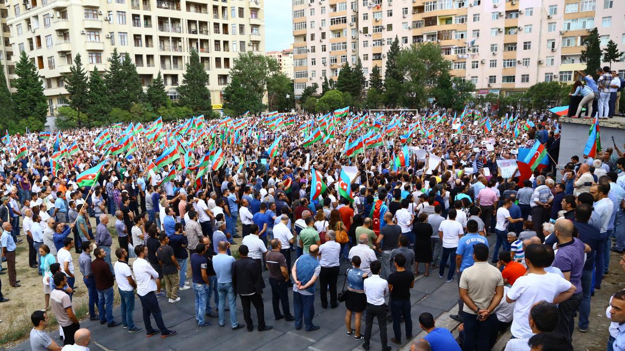 Azerbaýjanda oppozision partiýalaryň demonstrasiýasy geçirildi