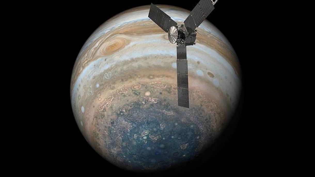 NASA公布木星新画面
