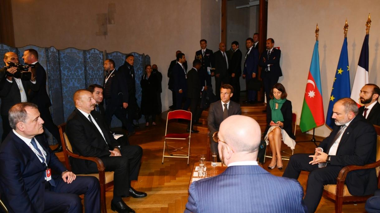 Алиев, Макрон, Пашинян и Мишел проведоха четиристранна среща