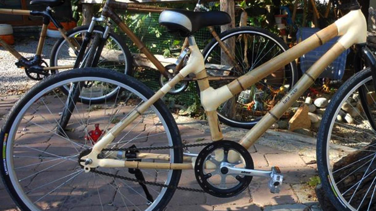 Bambuktan velosiped yasıy