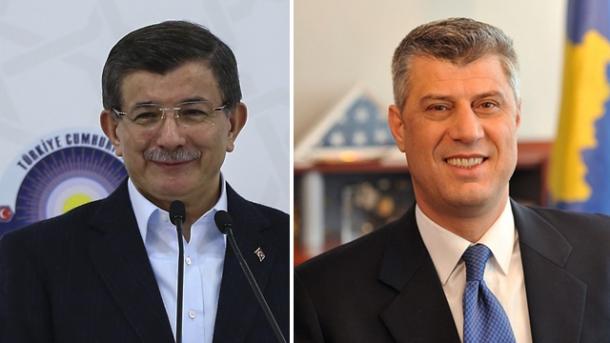 Davutoglu le ha felicitado a Tachi por la presidencia kosovar