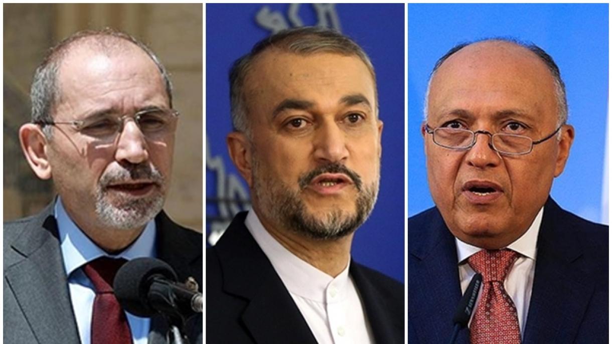 Eforturile diplomatice ale Iranului, Iordaniei și Egiptului pentru Gaza
