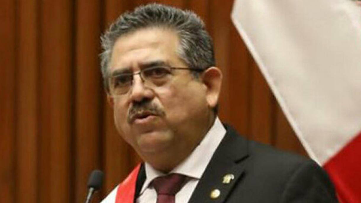 Peru prezidenti vazifasini bajarayotgan Manuel Merino de Lama iste'foga chiqdi
