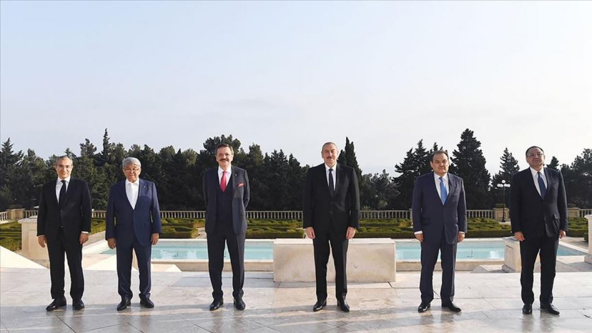 Алиев Түрк соода-өнөр жай палатасынын делегациясын кабыл алды