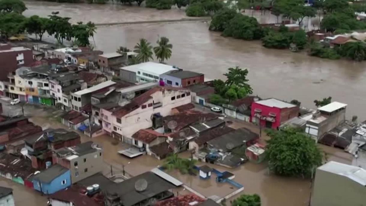 Braziliyada leysan yağışları nəticəsində ölənlərin sayı artıb