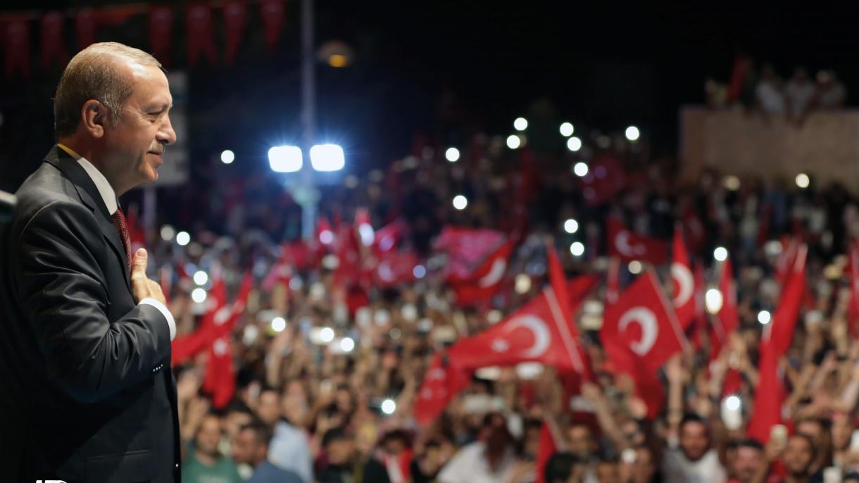 آغاز مراسم "15 جولای، روز دموکراسی و اتحاد ملی" در ترکیه