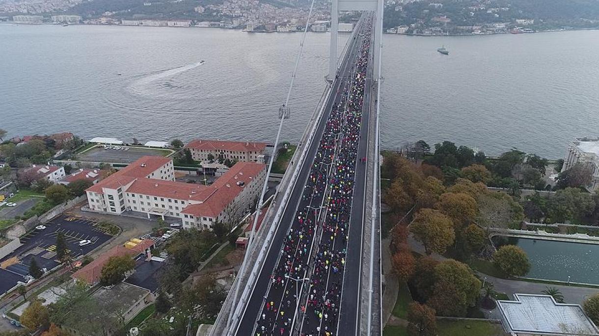 Istambul foi mais uma vez o palco da única maratona percorrida entre dois continentes