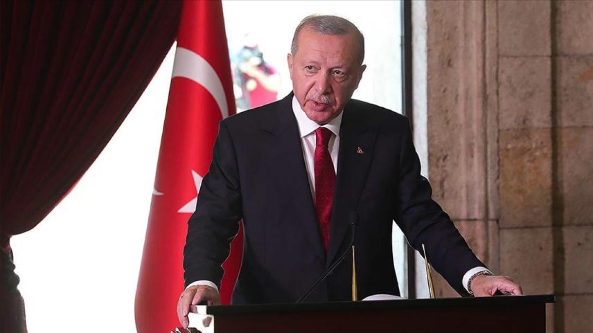 Президент Эрдоган: "Ийгиликтерибиз, укук жана кызыкчылыктарыбызды коргоо эркибиздин көрсөткүчү"
