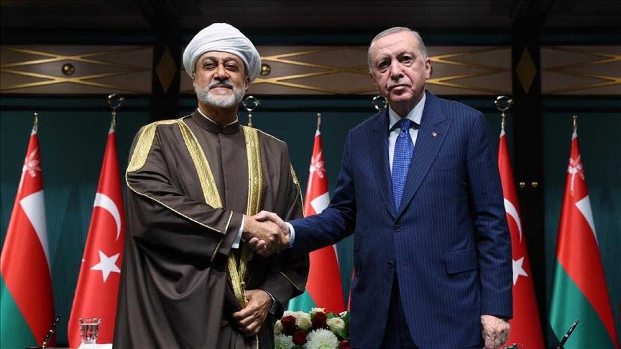 Erdogan recebeu o Sultão do Omã, Haitham bin Tariq Al Said