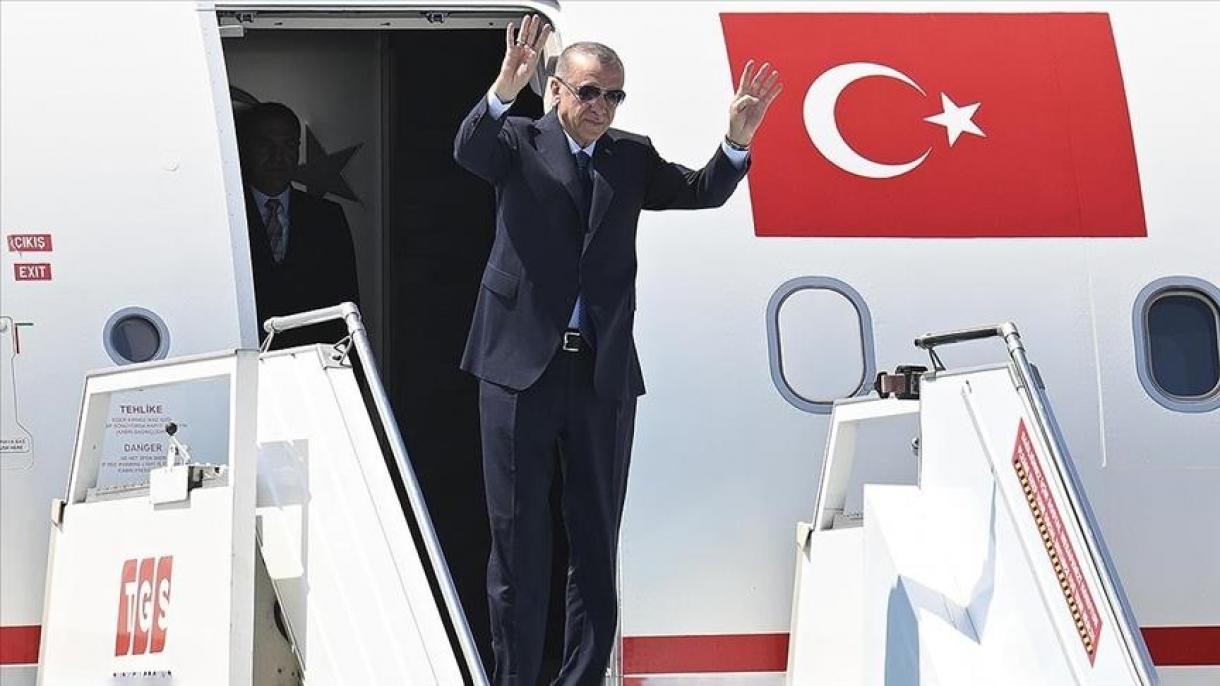 Presidente Erdogan está no Cazaquistão para a 10ª Cimeira da Organização dos Estados Turcos