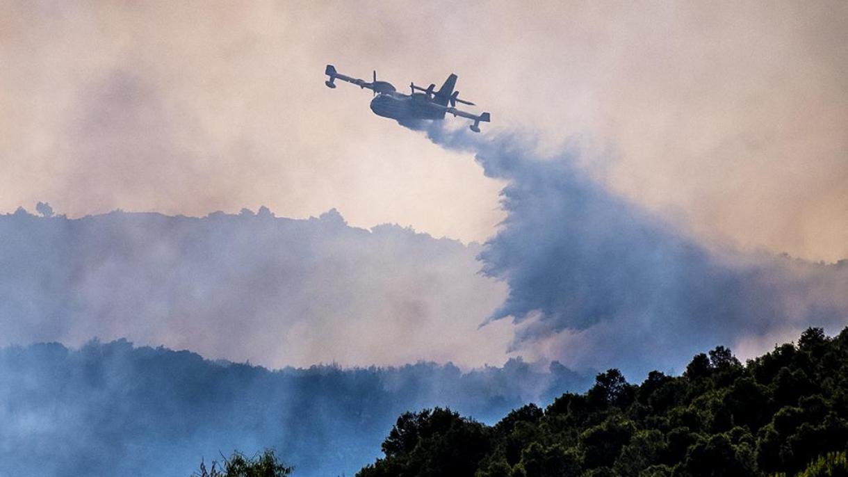 جنوبی فرانس میں جنگلاتی آگ،850 ہیکٹر رقبہ جل کر راکھ