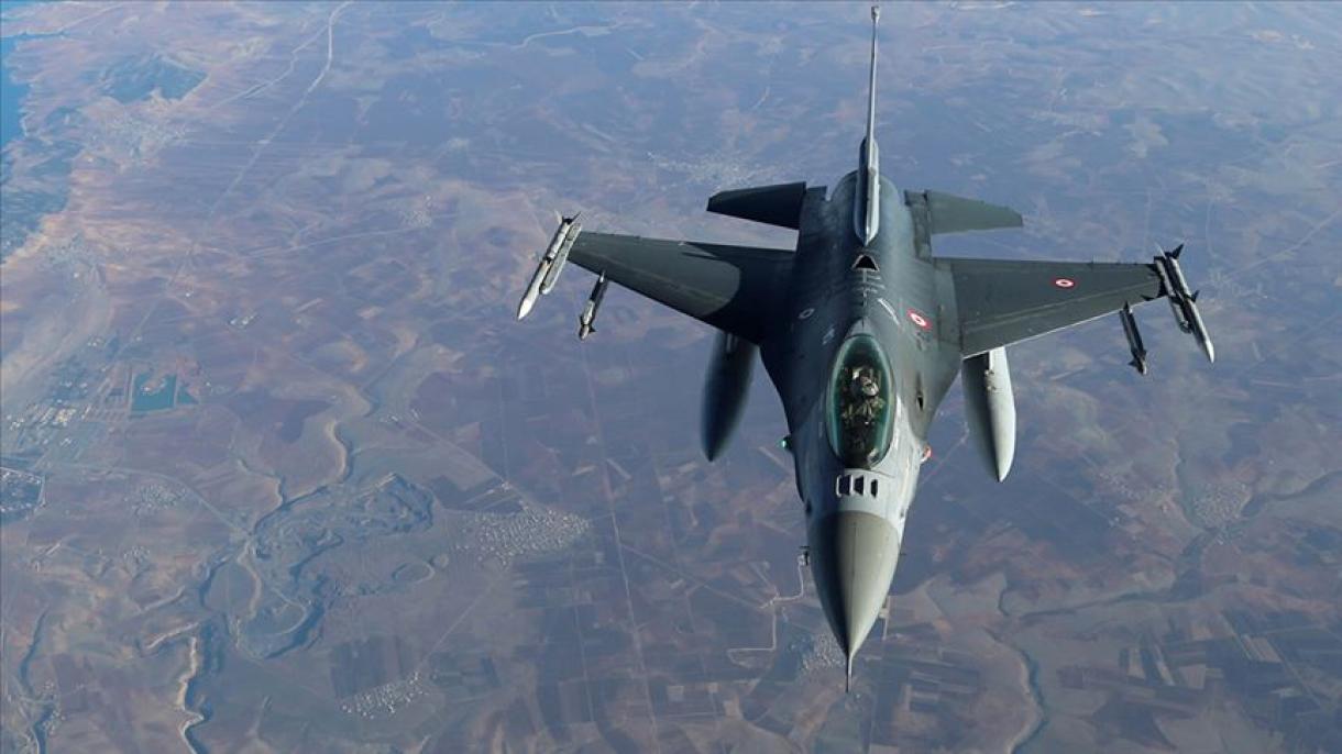 түркийә F-16 лири полшада вәзипә иҗра қилди