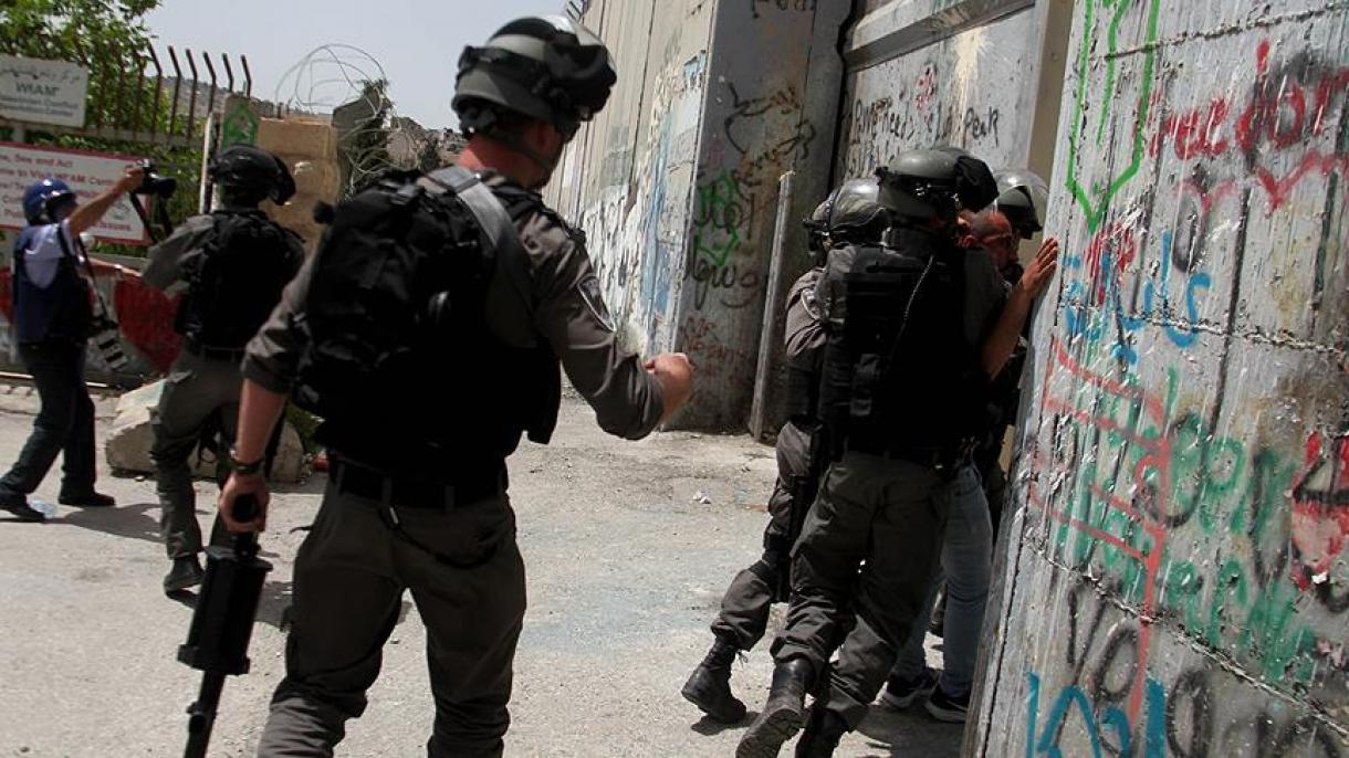 حمله یگان عملیاتی ویژه اسرائیل به زندانیان فلسطینی در کرانه باختری