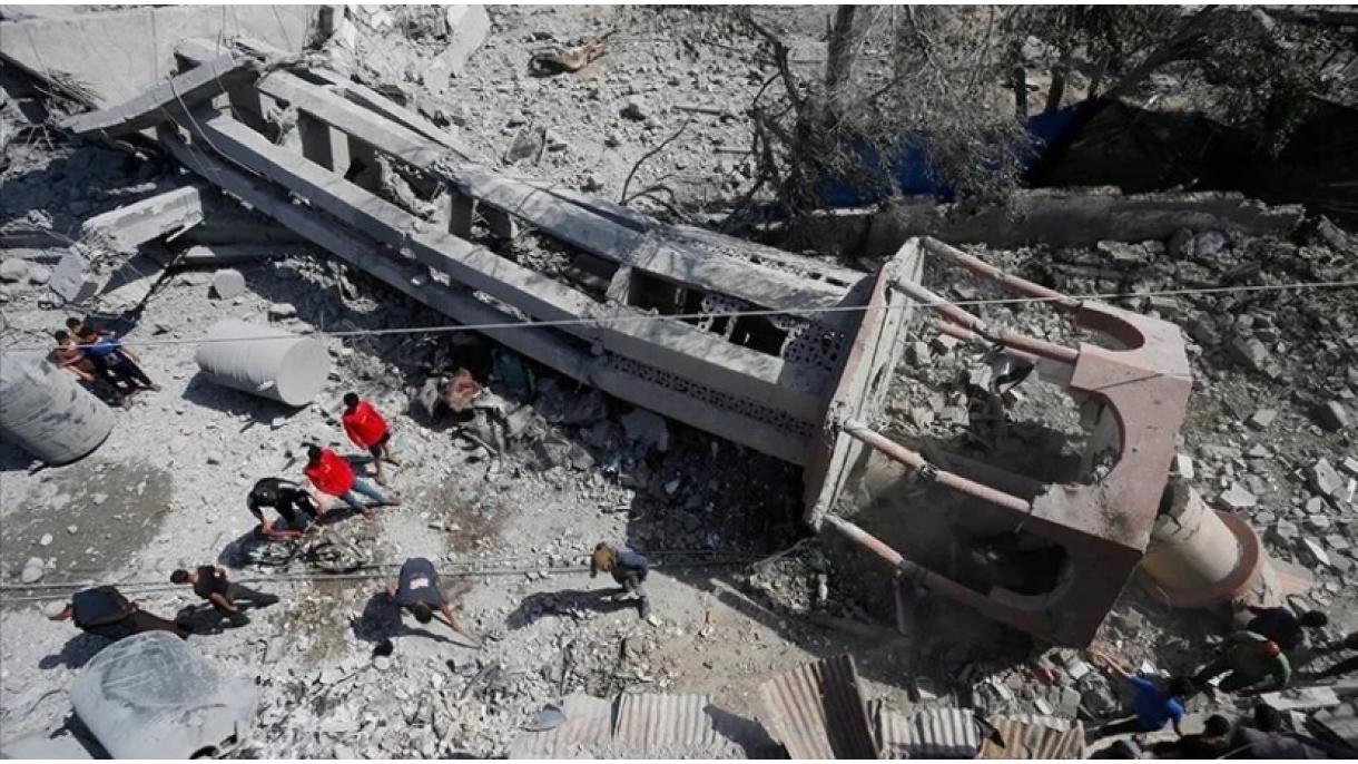 以色列6个多月以来密集轰炸加沙地带