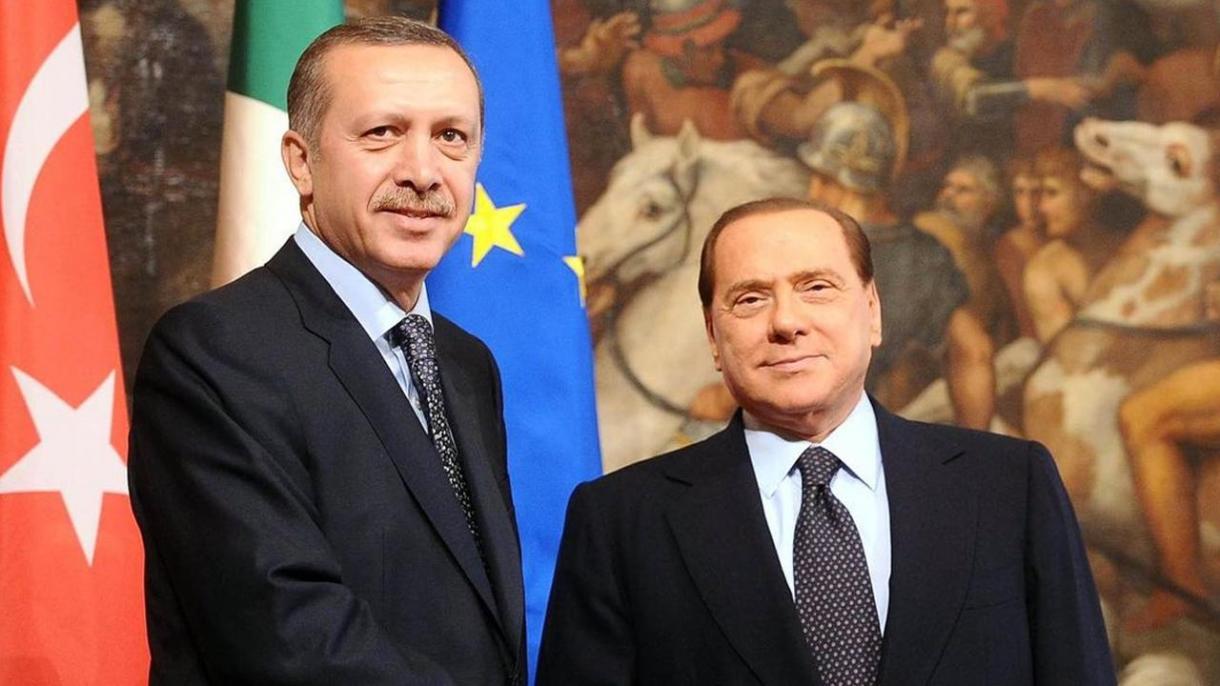 Ердоған  Берлусконидің қайтыс болуына орай Италияға көңіл айтты
