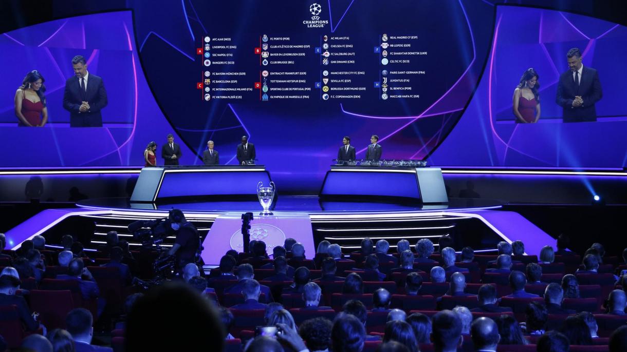 UEFA قهرمانلرلیگی گروپ قرعه لری بولیب اوتدی