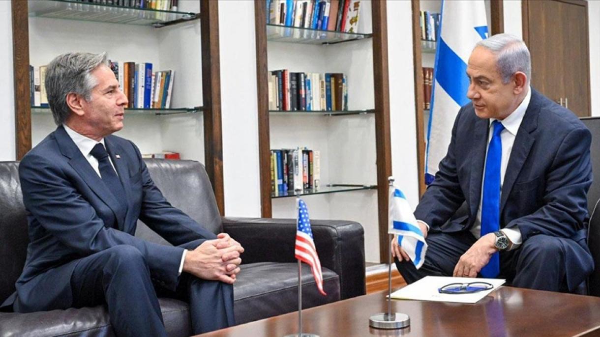 Canal 12 de Israel asegura que el encuentro entre Netanyahu y Blinken “fue tenso”
