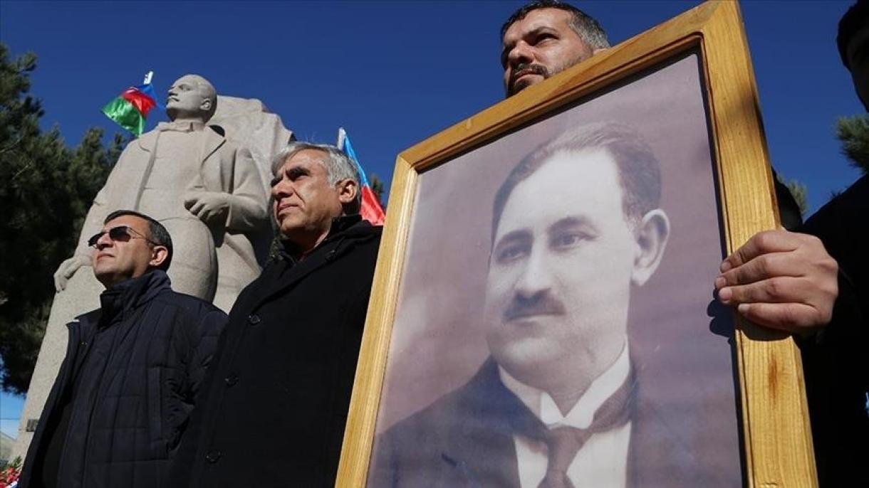گرامیداشت شصت و هشتمین سالگرد درگذشت محمد امین رسول‌زاده در آذربایجان