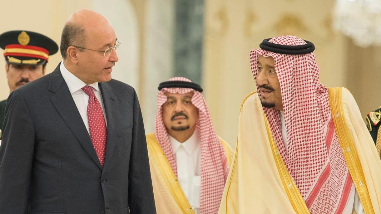 Сауд Арабиянын королу Ирактын президенти менен жолугушту