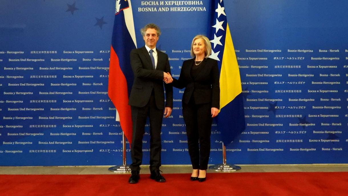 Szlovénia támogatja Bosznia-Hercegovinát az uniós csatlakozásban