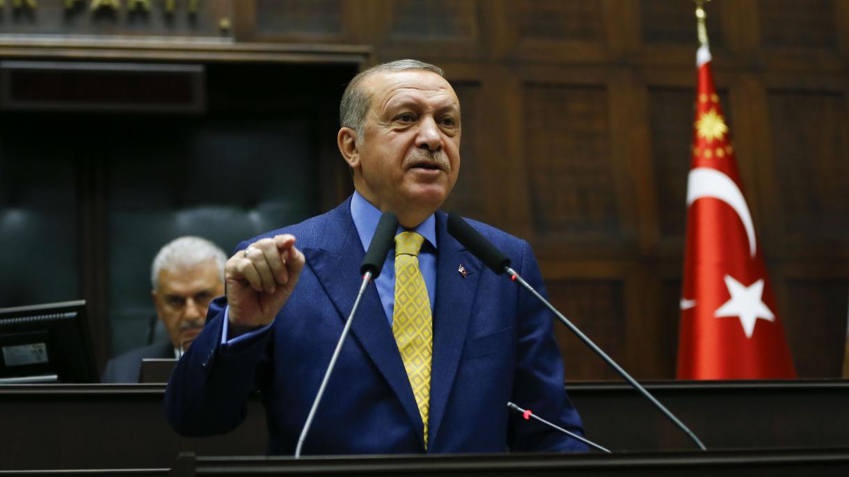 Erdogan se dirige al Grupo del Partido AK tras 1044 días