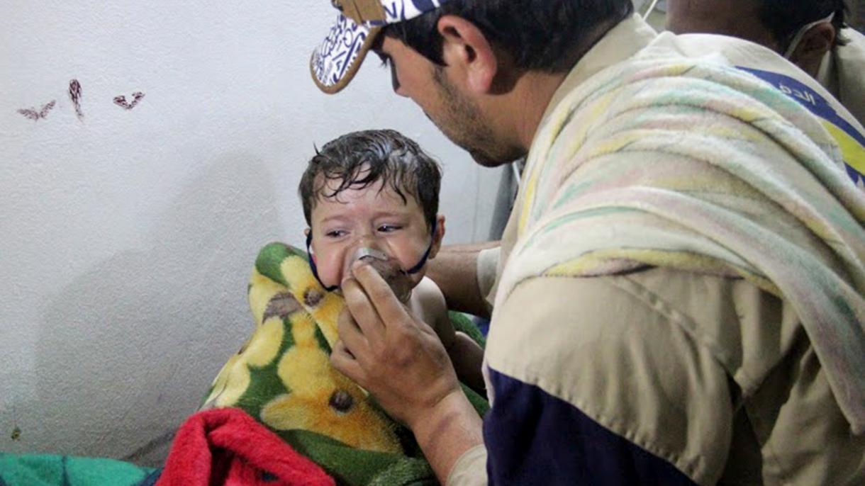 叙利亚阿萨德政权部队发动氯气袭击