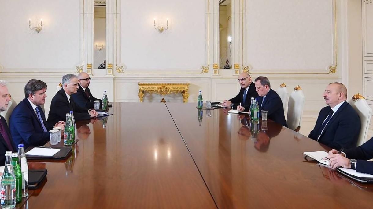 ​​​​​​​Amerikai diplomatával találkozott az azeri államfő