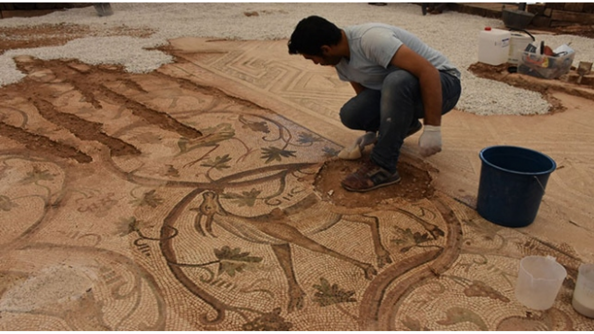 Turkiyaning Adiyaman viloyatida 1800 yillik mozaikalar topildi