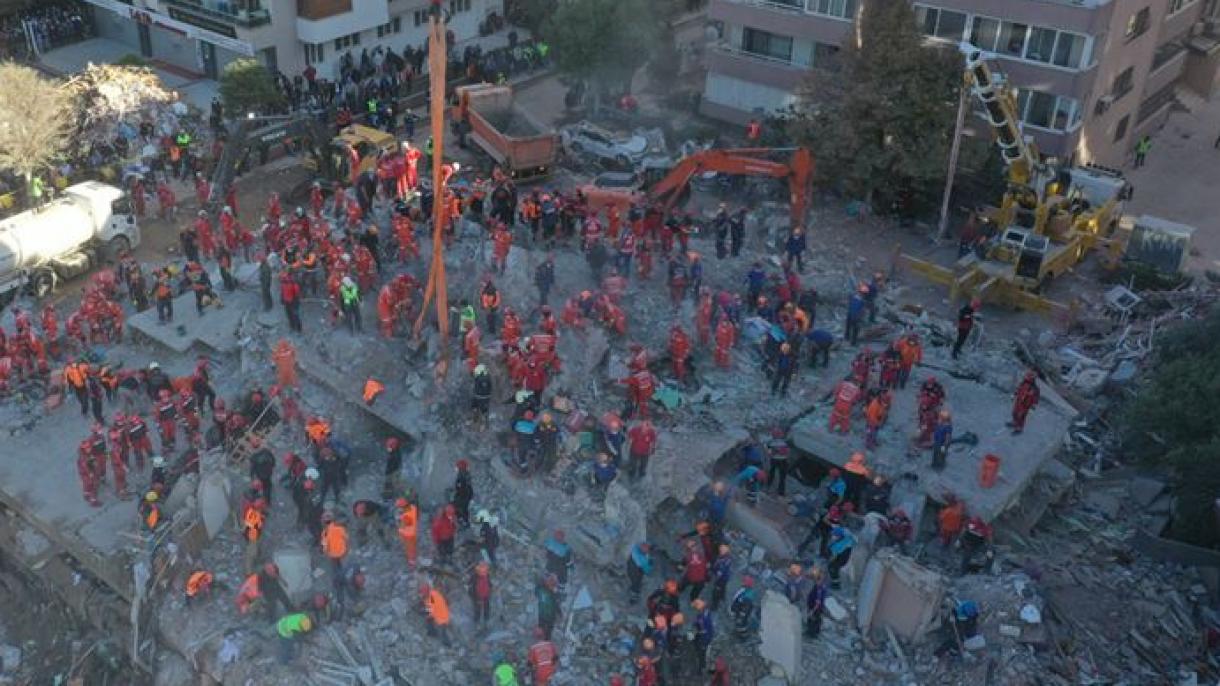 افزایش شمار قربانیان زلزله ازمیر به 116 نفر