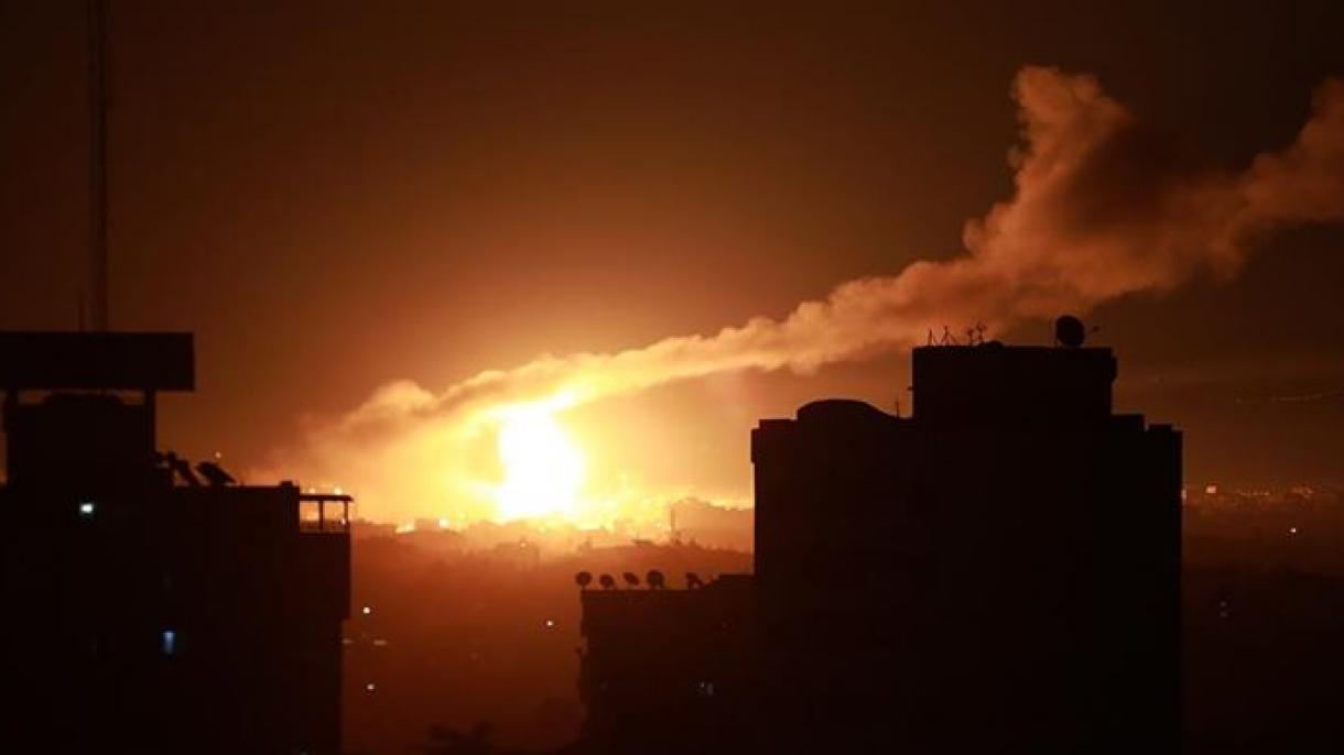 حمله جنگنده های ارتش اسرائیل به جنوب غزه