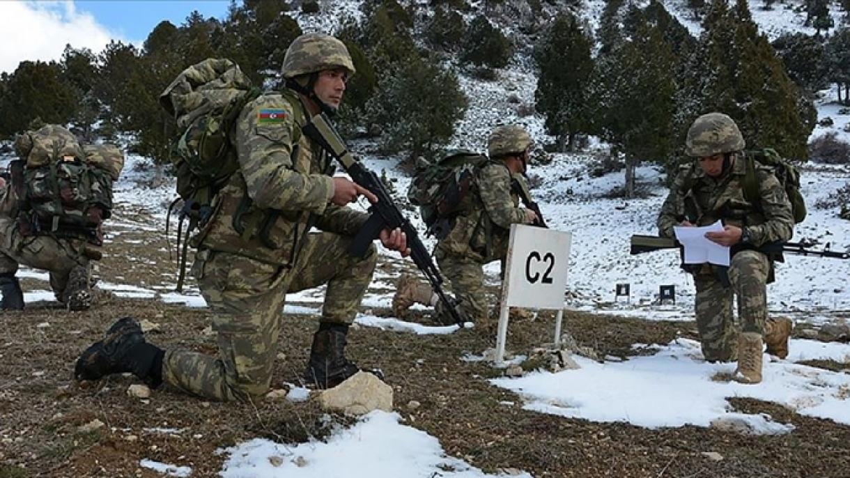 ezerbeyjan armiyesi türkiyede taghqa yamishish boyiche terbiyelenmekte