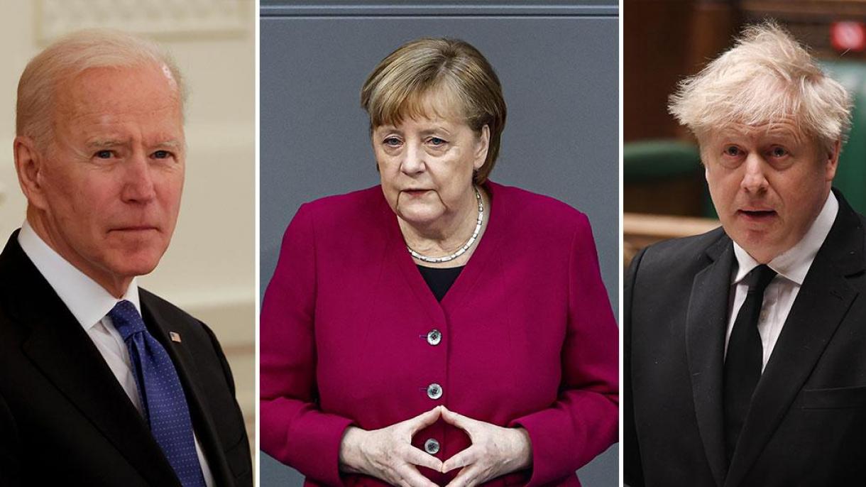 Байдън и Меркел обсъдиха положението с Украйна...