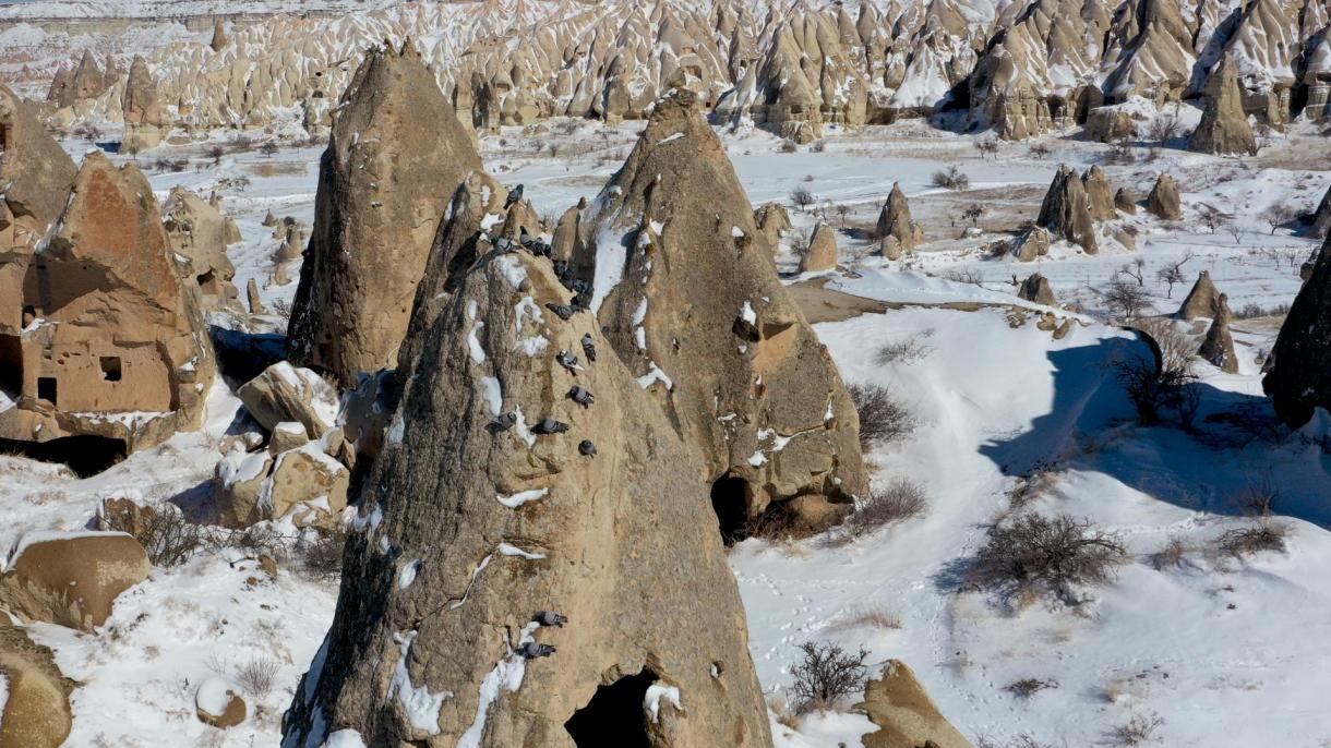 Bajkovita Kapadokija pod snježnim pokrivačem (FOTO)