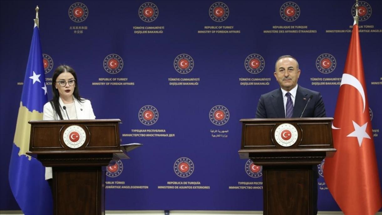 دیدار وزرای امور خارجه ترکیه و کوزوو در آنکارا