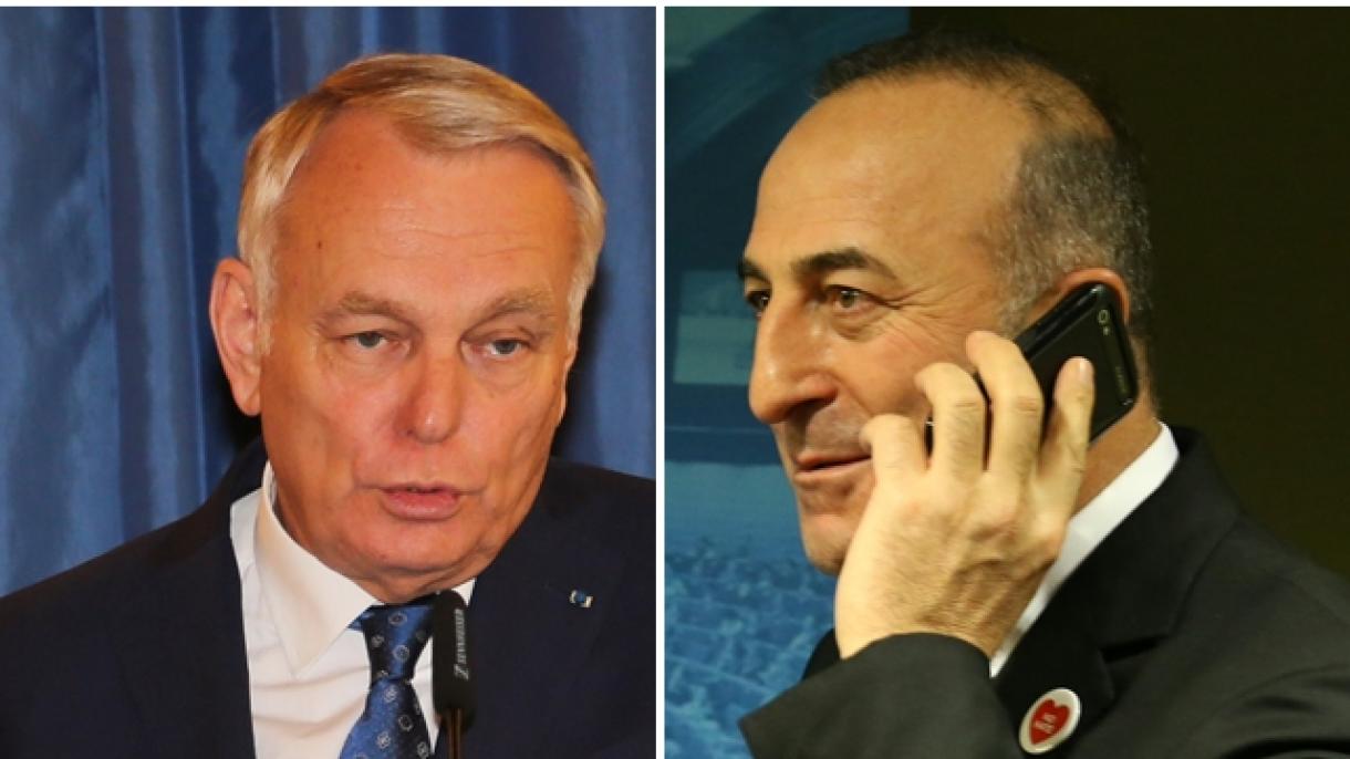 وزرای امور خارجه ترکیه و فرانسه صحبت تلفنی انجام دادند