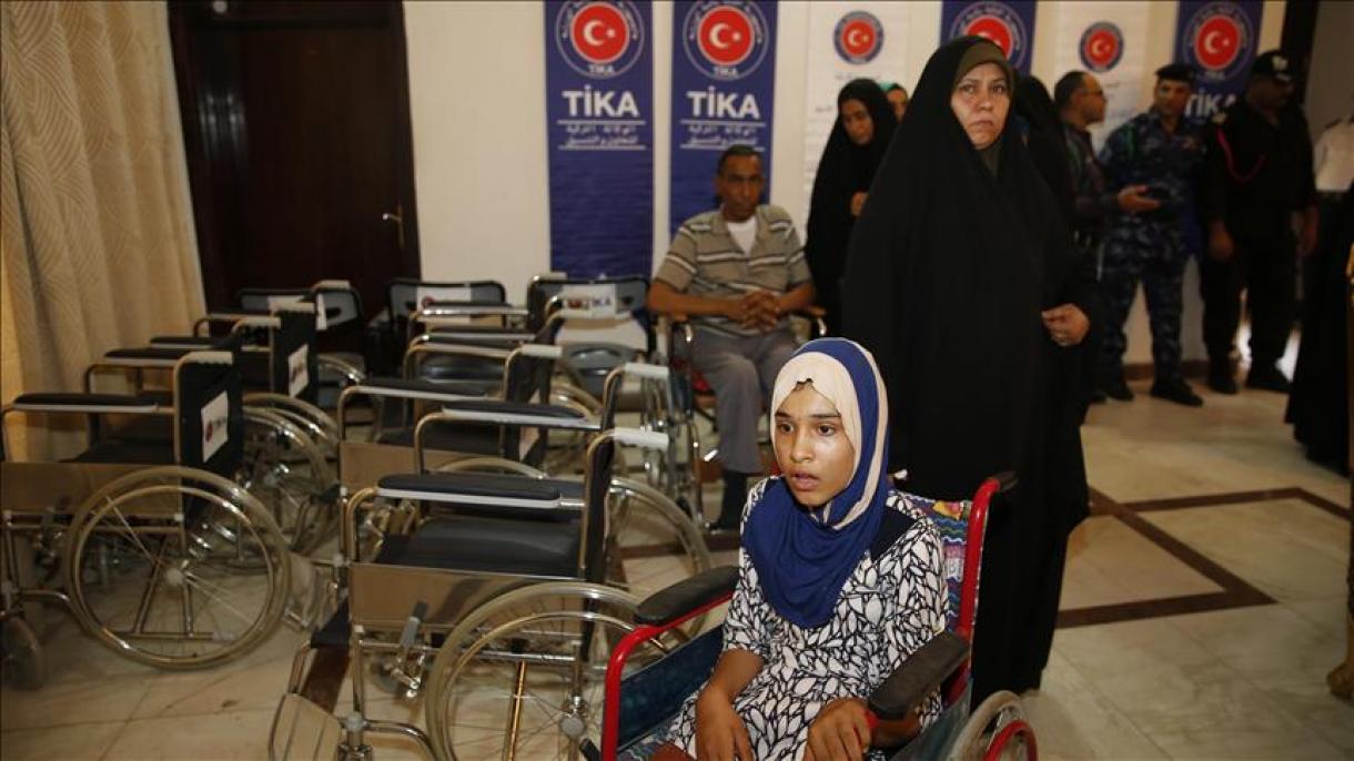 کمک‌های ترکیه به معلولان عراقی