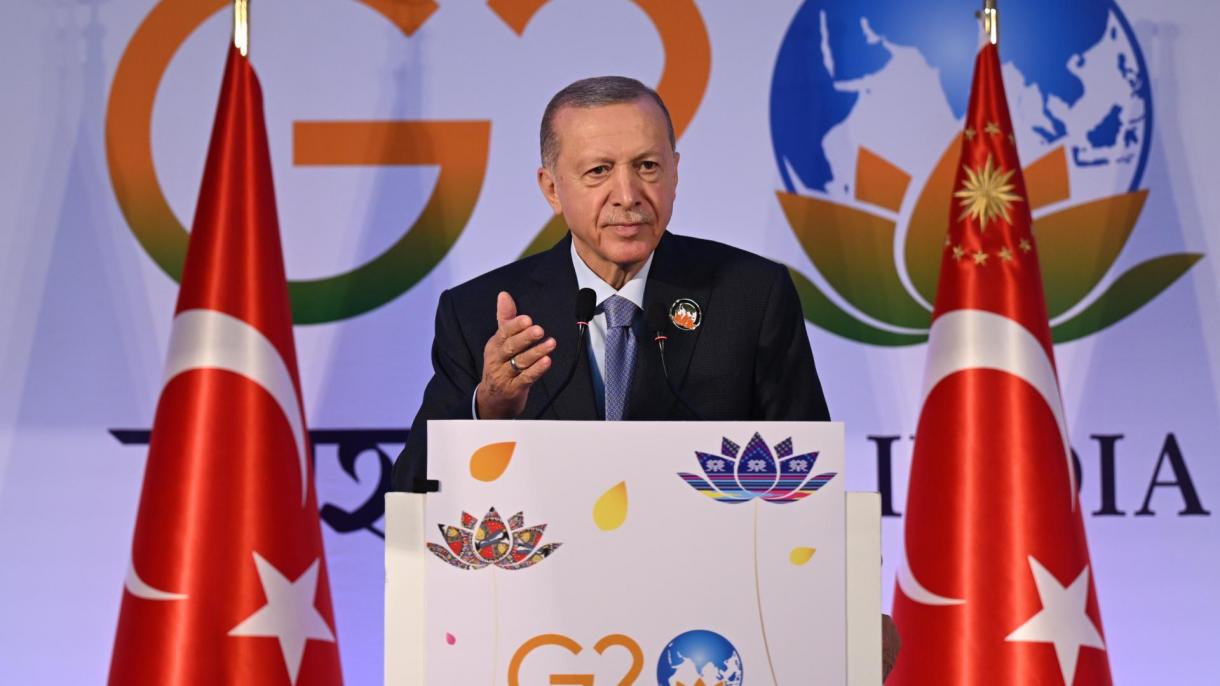 سخنرانی رئیس جمهور تورکیه در کنفرانس مطبوعاتی بین المللی اجلاس سران گروه 20