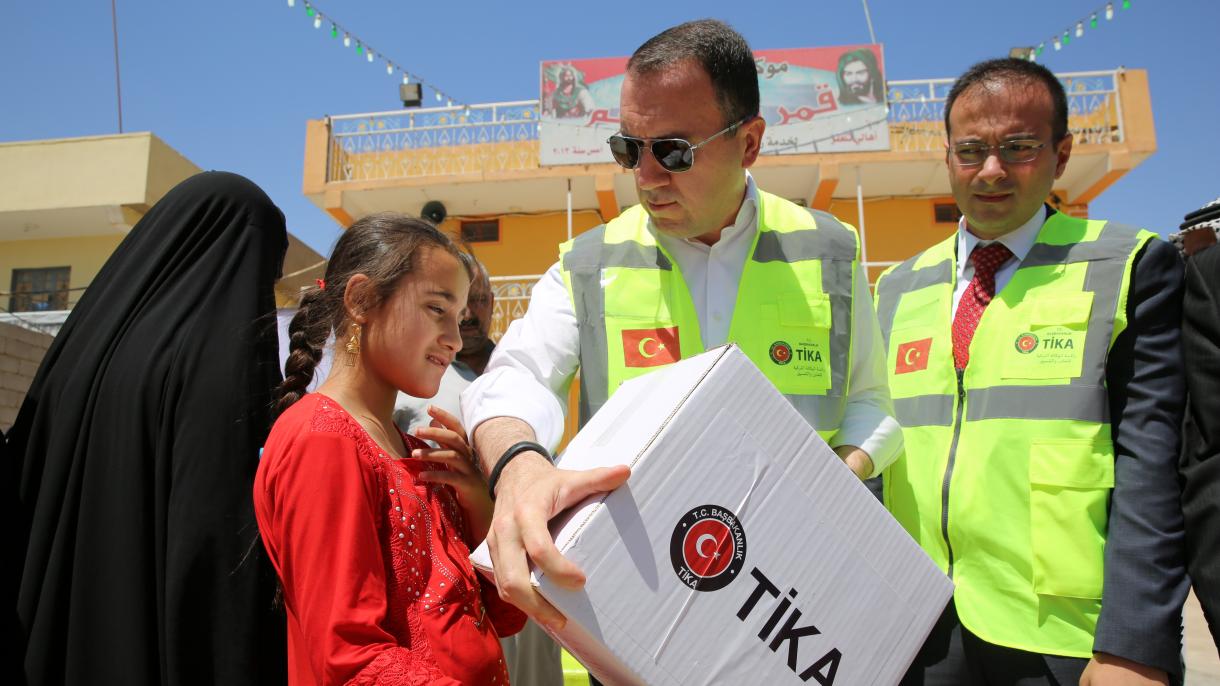 TİKA İraqdakı türkmәnlәrә humanitar yardım edib