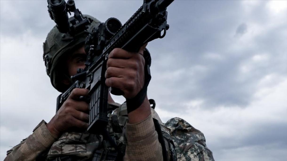 نه تروریست در مناطق عملیاتی نیروهای مسلح ترکیه در شمال عراق و سوریه از پای در آمدند