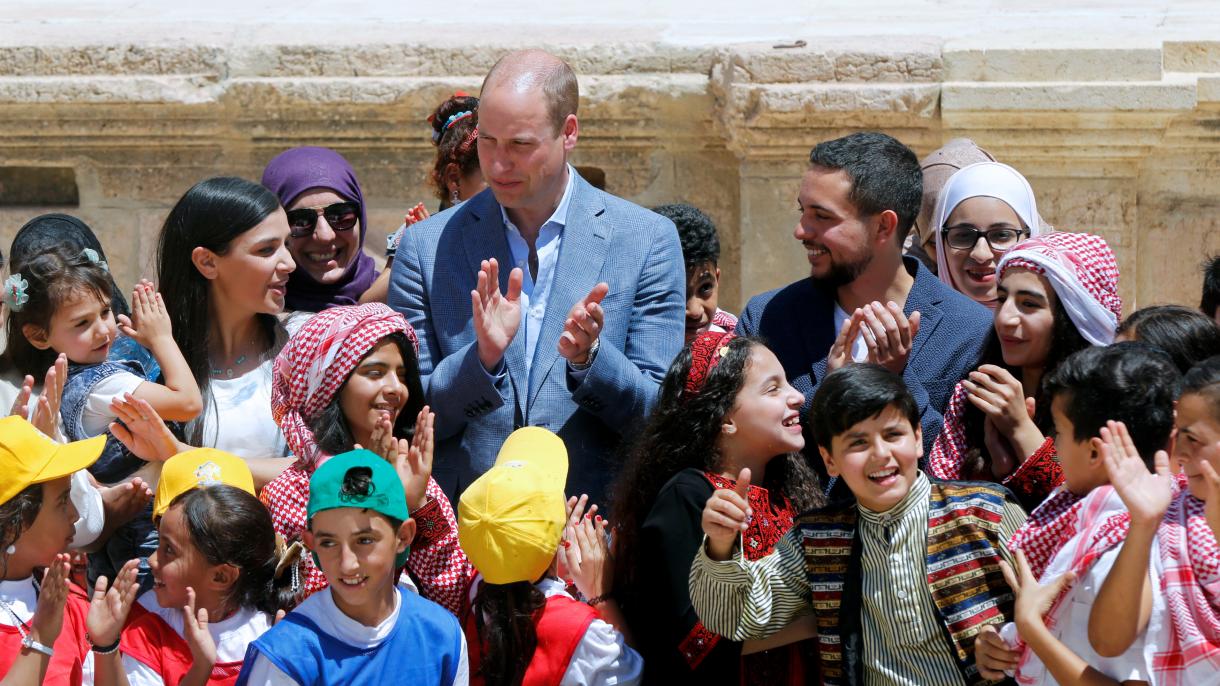 El duque de Cambridge realiza contactos oficiales en Jordania