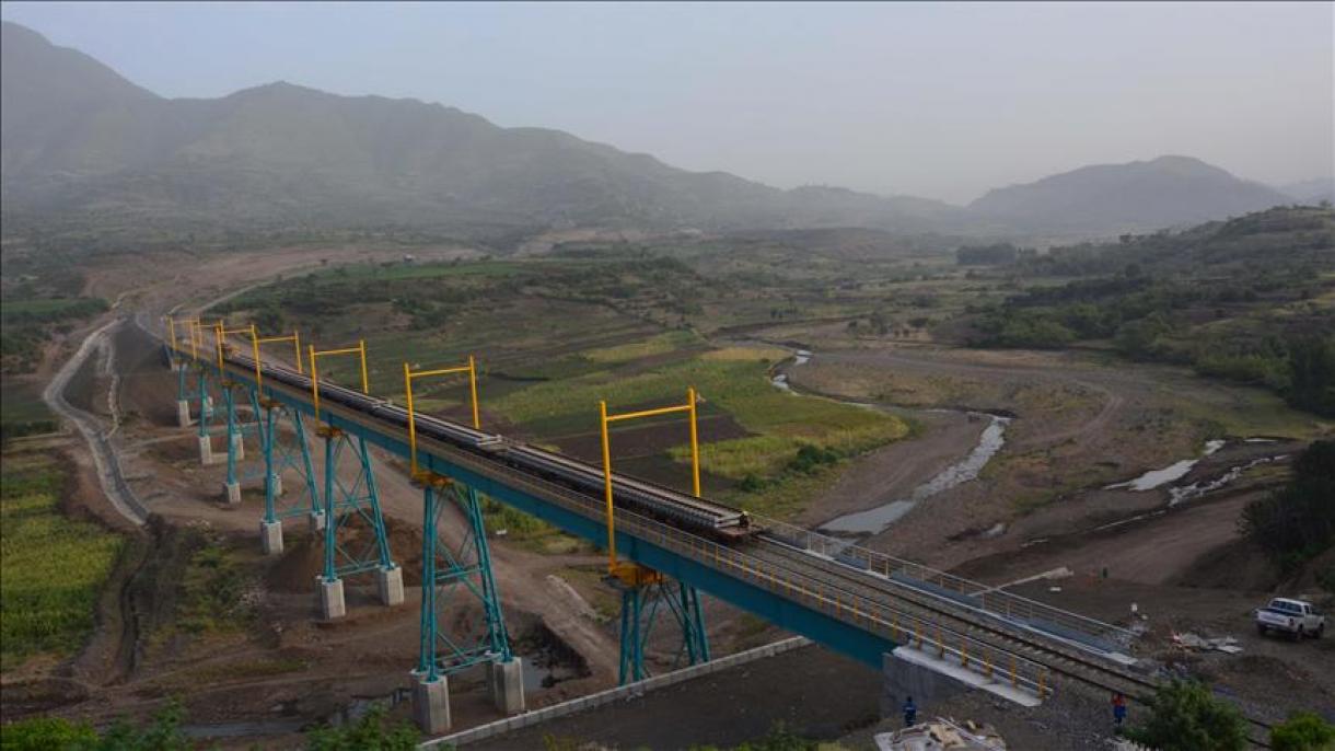 ترکیه 50 درصد پروژه راه‌آهن اتیوپی را اجرا کرد