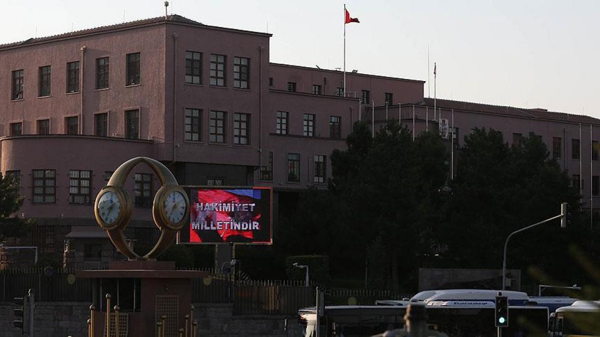 ستاد مشترک ارتش ترکیه: "حاکمیت از آن ملت است"