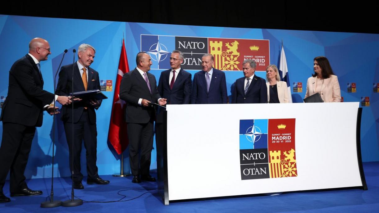 Türkiyə İsveç və Finlandiyanın NATO-ya üzv olmasına razılıq verdi