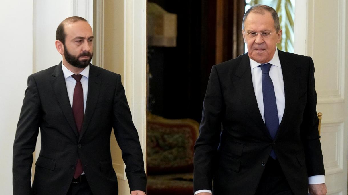 دیدار وزرای امور خارجه روسیه و ارمنستان در دهلی‌نو